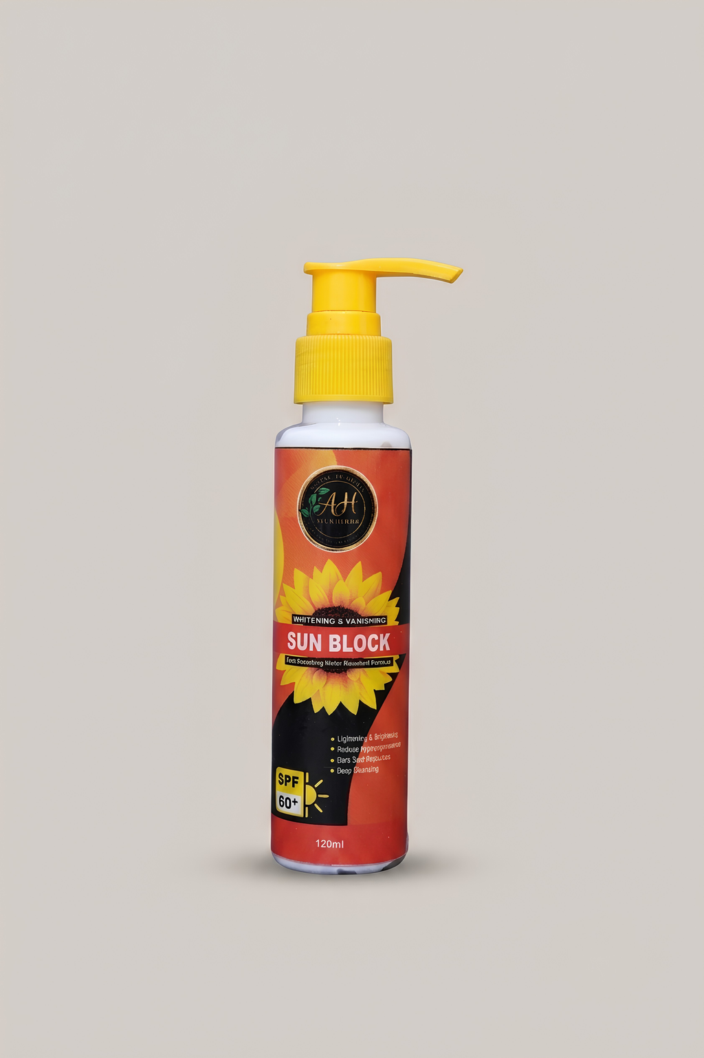 Aylish Herb Whitening & Vanishing Sun Block SPF 60+ (120ml)