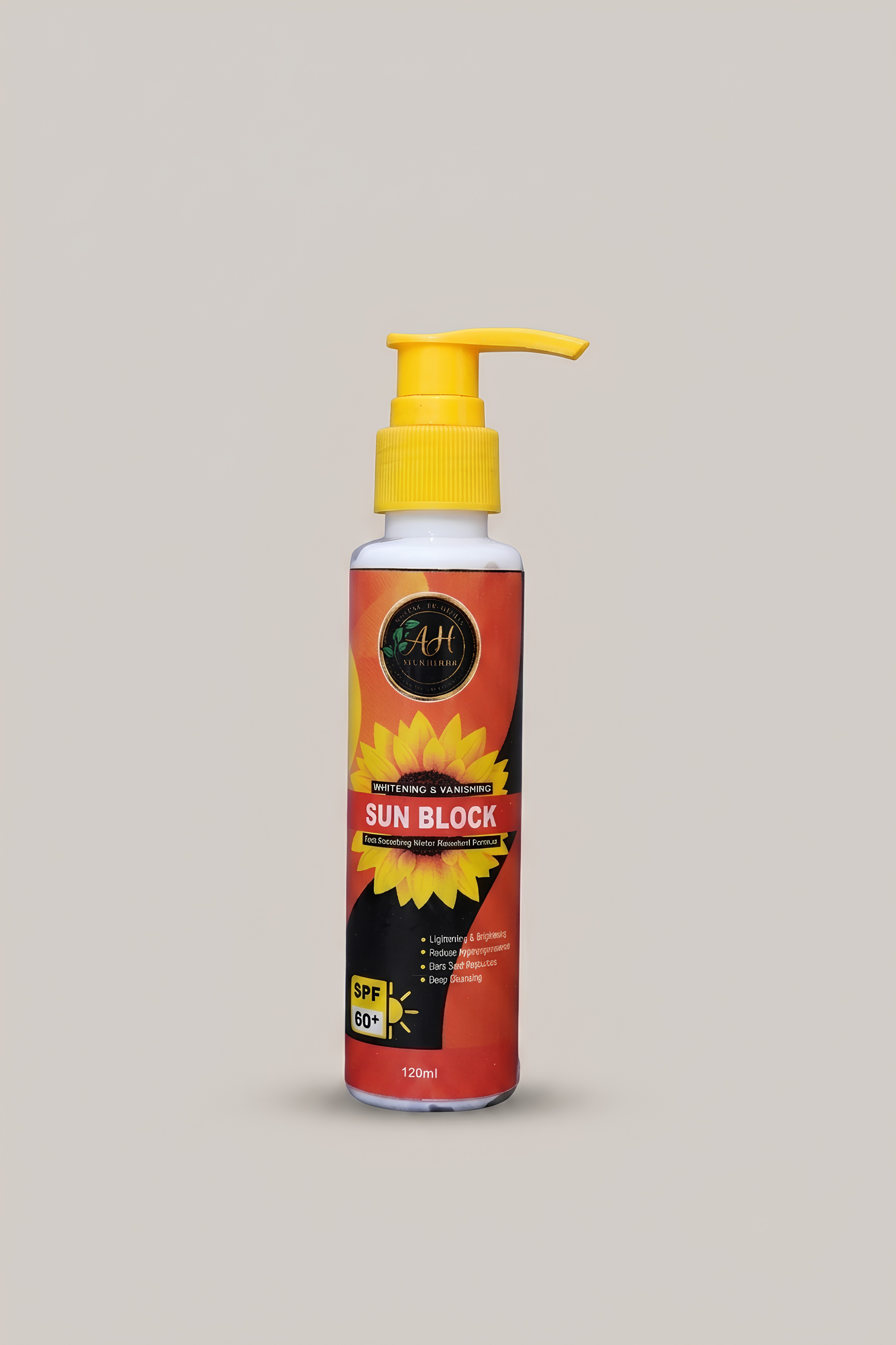 Aylish Herb Whitening & Vanishing Sun Block SPF 60+ (120ml)