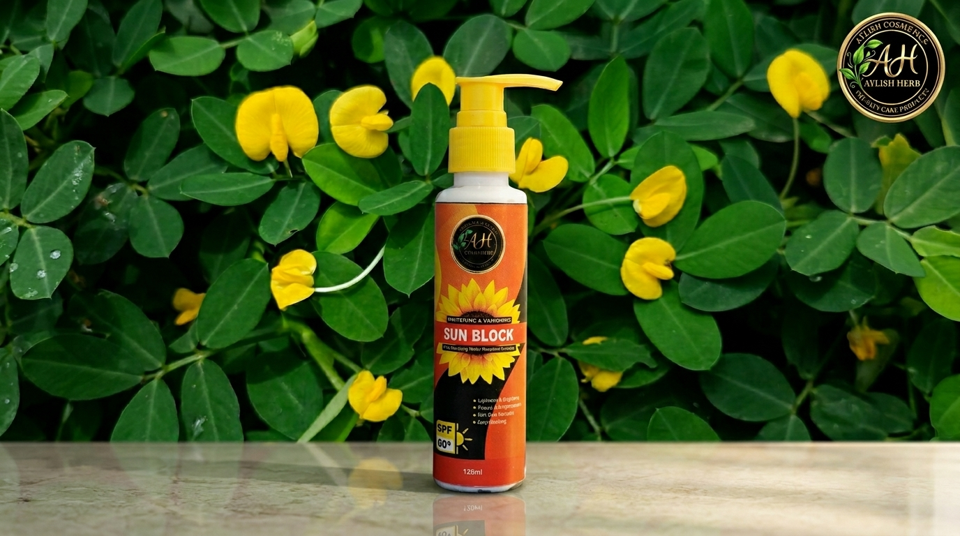 Aylish Herb Whitening & Vanishing Sun Block SPF 60+ (120ml)